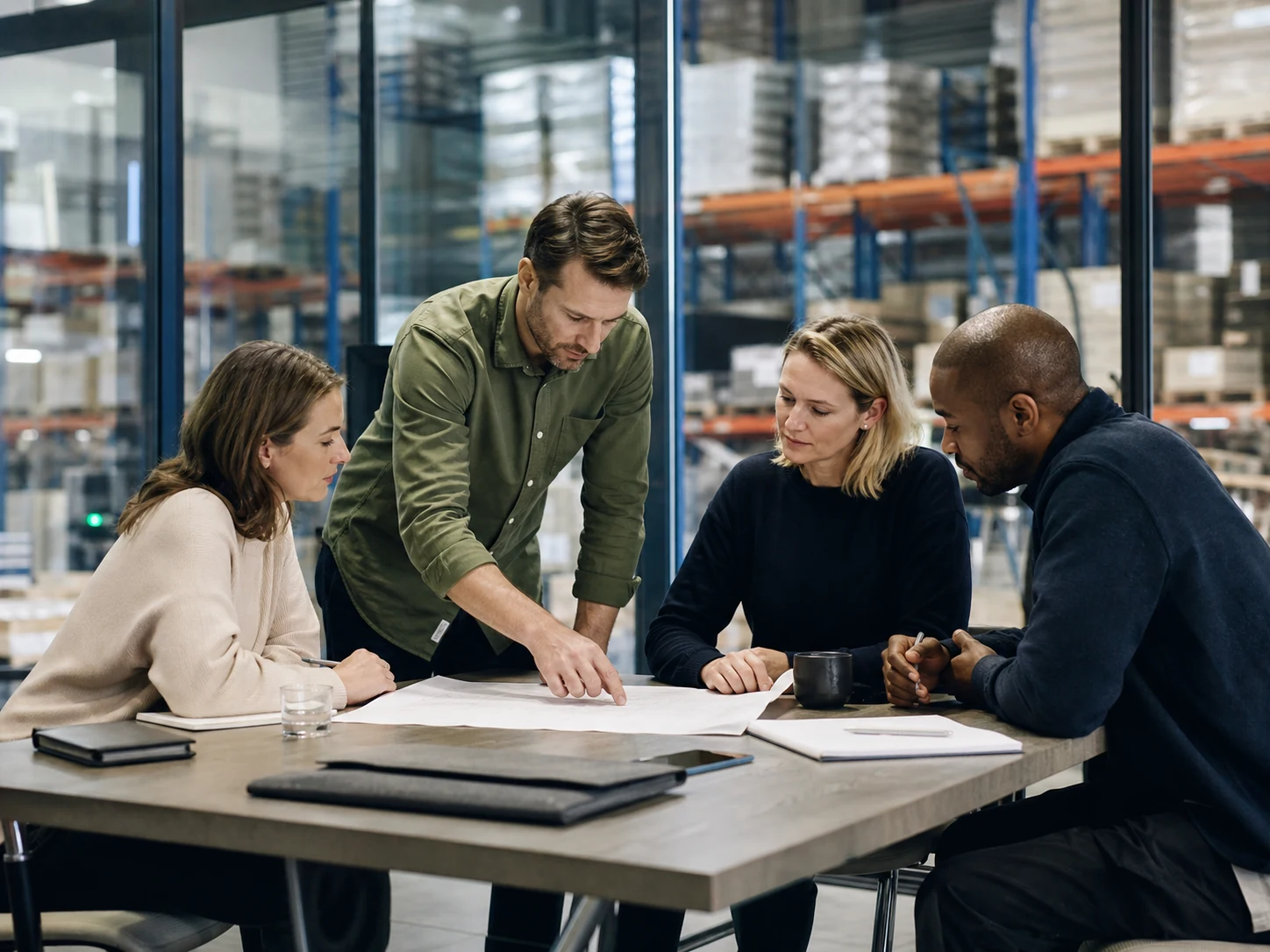 Generic editorial scene representing commercial collaboration